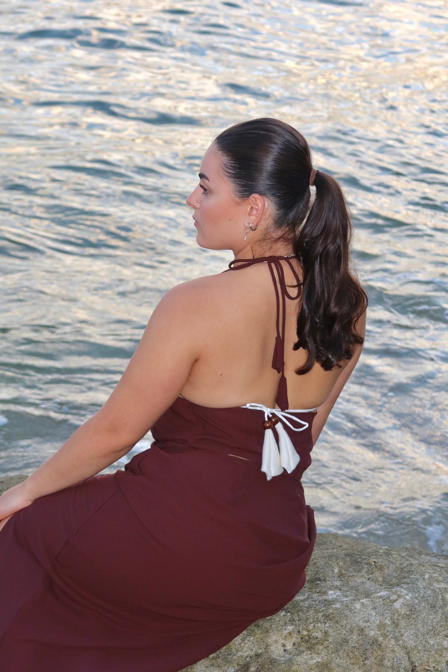 Imara Cowl Top - Coconut